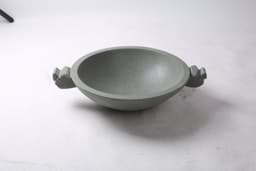 精炼高密度灰白耐火石锅 缩略图1